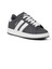Unisex Gri Beyaz Siyah Bağcıklı Rahat Sneaker Günlük Spor Ayakkabı 2