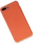 Newface iPhone 7 Plus Kılıf Nano Içi Kadife Silikon - Turuncu 3