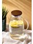 Savio Şeffaf Ahşap Kapaklı Wood Sürahi 2250 ml 3