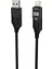 U110 Siyah 4'ü 1 Arada ( Type-C , Lightning , Usb-A,) 65 W Super Hızlı Akordiyonlu Şarj Kablosu 4
