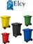 5 Adet 120 Lt Tüm Renkler Plastik Çöp Konteyneri 120 Lt Isıya Karşı Dayanıklı 1