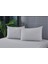 Cs Ilkim 2 Adet Gri Pamuklu Fermuarlı 50X70 cm Yastık Kılıfı 1