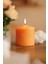 Sandal Ağacı Kokulu Silindir Mum - %100 Doğal Soya Mumu Turuncu Dekoratif Mum - 300 gr 8