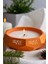 Sandal Ağacı Kokulu Mum - %100 Soya Mumu El Yapımı Turuncu Beton Aromaterapi Kokulu Mum - 450 cc 7