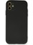 Newface iPhone 11 Kılıf Nano Içi Kadife Silikon - Siyah 1