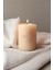 Sandal Ağacı Kokulu Silindir Mum - %100 Doğal Soya Mumu Beyaz Dekoratif Mum Seti - 2X600 gr 3