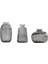 Cam Gri Vazo Çiçeklik Set 242227 2