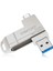 SU001 256GB 5GBPS (550/520MB/s) Usb3.2 Gen1 Type-A & Type-C Taşınabilir SSD 1