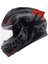 Givi 50.x Bones Mat Siyah-Kırmızı Kask 2