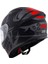 Givi 50.x Bones Mat Siyah-Kırmızı Kask 3