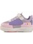 Mor Cırtlı Fileli Işıklı Erkek Çocuk Spor Ayakkabı Legos B 2