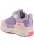 Mor Cırtlı Fileli Işıklı Erkek Çocuk Spor Ayakkabı Legos B 4