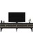 Lenoract 180CM Tv Sehpası Antrasit-Altın 3