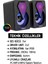 ZN-100U Sound 2.0 Multimedia 3W*2 Siyah USB Rgb Işıklı Gaming Speaker Hoparlör 2
