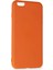 Newface iPhone 6 Plus Kılıf Nano Içi Kadife Silikon - Turuncu 2
