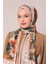 Somon Varak Desen Pamuk Şal 1