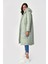 5120 Kapşonlu Uzun Şişme Mont - Mint 6