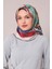 Pembe Zebra Desen Pamuk Eşarp 2