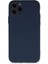 Newface iPhone 11 Pro Kılıf Nano Içi Kadife Silikon - Lacivert 1