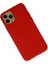Newface iPhone 11 Pro Kılıf Nano Içi Kadife Silikon - Kırmızı 2
