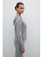 Kapüşonlu Triko Açık Gri K2671013_056 3