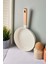 Cookwood Beige Indüksiyon Tabanlı Ahşap Saplı Seramik Tava 24 cm 4