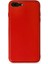 Newface iPhone 7 Plus Kılıf Coco Deri Silikon Kapak - Kırmızı 1