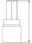 Izeltaş Lokmalı Allen Uç 1/2'' 12 mm 2