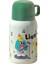ST-8817 480ML Askılı Silikon Kılıflı Pipetli Desenli Çelik Matara 1