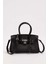 Siyah Mini Kilit Detaylı El Çantası 1