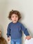 Esnek Triko Kazak Bisiklet Yaka Oversize Unisex Bebek Çocuk 1-5 Yaş 2