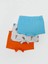 Beli Lastikli Penye Erkek Çocuk Boxer 3'lü (W5) 2