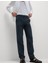 Regular Fit Keten Karışımlı Chino 8