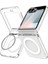 Samsung Galaxy Z Flip 7 Kılıf Magsafe Wireless Kablosuz Şarj Destekli Sert Şeffaf Darbe Emici Kapak 1