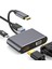 4ın1 Çevirici Hub Adaptör Type-C To 4K Ultra Hd 1080P Hdmı/ Vga/ Pd Şarj/ USB 3.0 Dönüştürücü 1