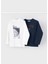 Erkek Çocuk 2 Li Uzun Kollu T-Shirt Set 4091 Lacivert 3