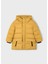 Erkek Çocuk Kapüşonlu Uzun Şişme Dolgulu Mont 4422 Sarı 2