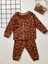 Dolaşkids Ayıcık Desenli %100 Pamuk Bebek Pijama Takımı 1