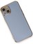 Newface iPhone 13 Kılıf Volet Silikon - Mavi 3