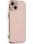 Newface iPhone 13 Kılıf Volet Silikon - Pembe 1