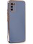 Newface Samsung Galaxy A03S Kılıf Volet Silikon - Mavi 1