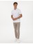 Erkek Beyaz Slim Fit %100 Pamuk Kıvrılmaz Amerikan Pike Polo Yaka Basic Tişört 50306154-VR013 4