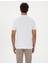 Erkek Beyaz Slim Fit %100 Pamuk Kıvrılmaz Amerikan Pike Polo Yaka Basic Tişört 50306154-VR013 5