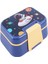Yeni Nesil Çocuk Beslenme Kutusu Iki Katlı - Bölmeli Lunch Box - 1030 Ml. (Plastik Pp5 Malzeme) 6
