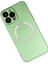 Newface iPhone 13 Pro Kılıf Jack Magneticsafe Lens Silikon - Yeşil 3