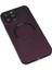 Newface iPhone 13 Pro Kılıf Jack Magneticsafe Lens Silikon - Mürdüm 5