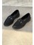 Torja Nubuk Siyah Kadın Loafer 4