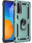 Newface Huawei P Smart 2021 Kılıf Sofya Yüzüklü Silikon Kapak - Yeşil 1