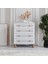 Milen 4 Çekmeceli Şifonyer Tamamı Mdf (Beyaz) 1