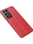 Newface Samsung Galaxy S21 Ultra Kılıf Auto Focus Kapak - Kırmızı 2